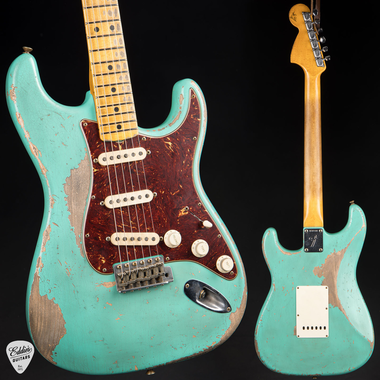 Fender Custom Shop Master Built 1969 Stratocaster Relic - Sea Foam