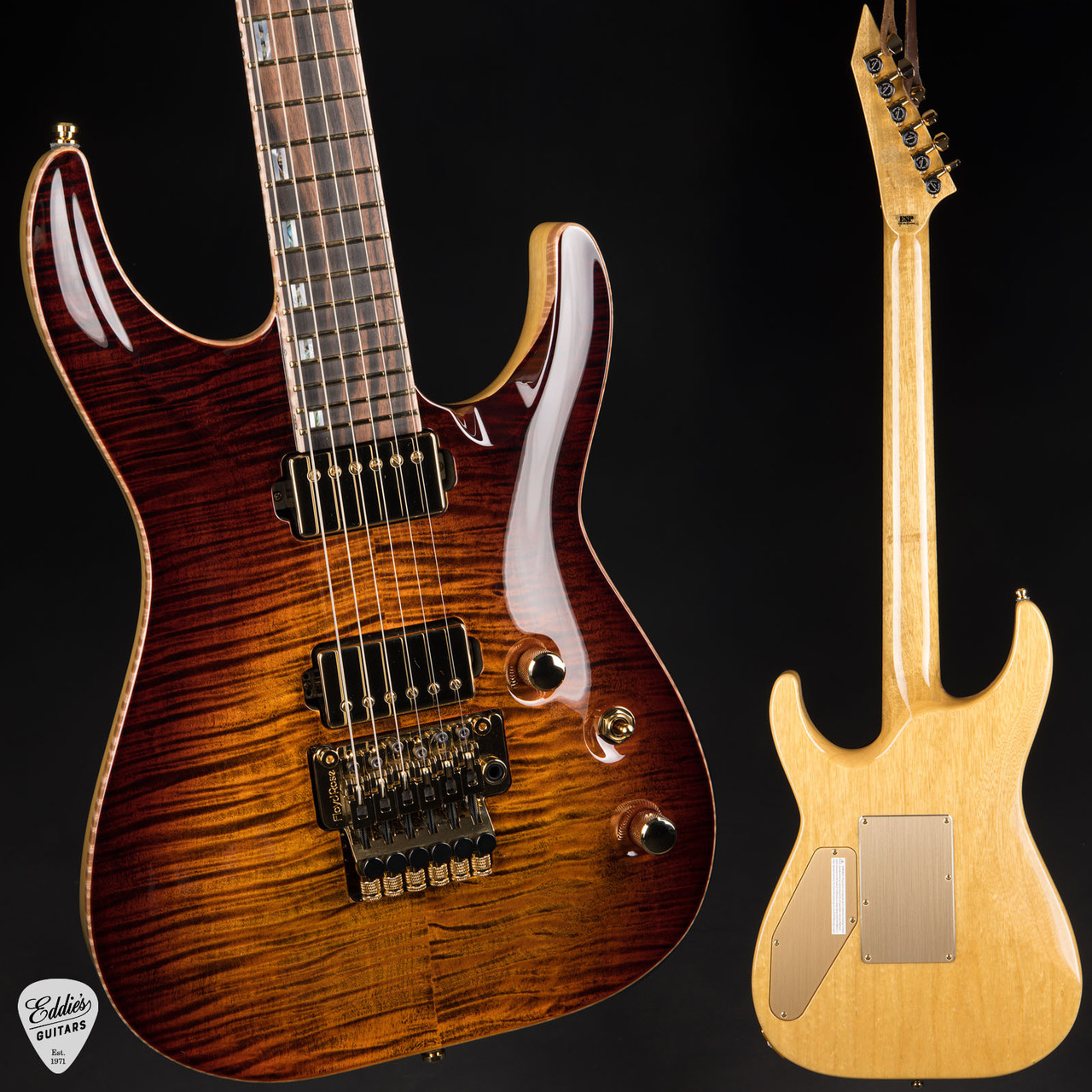 ESP Custom Shop 50th Anniversary Horizon-CTM - Tiger Eye Burst #11