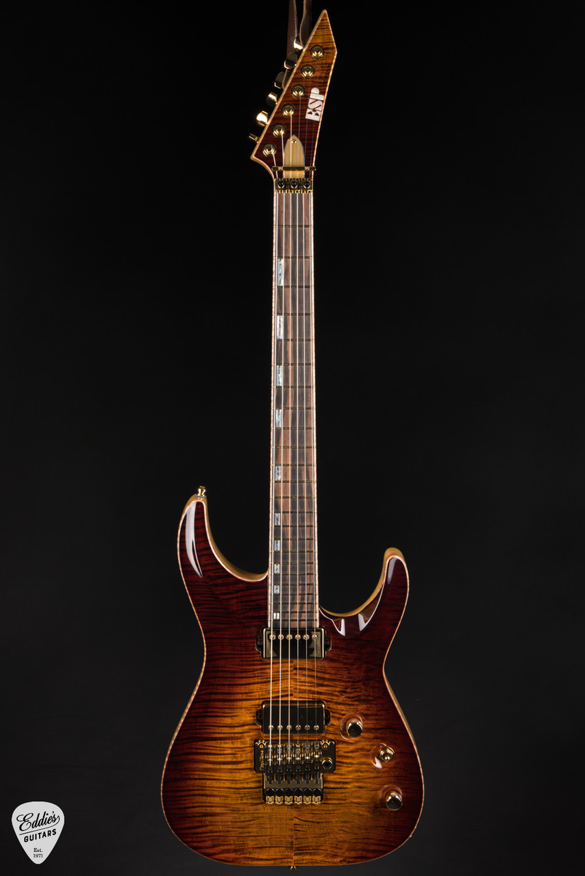 ESP Custom Shop 50th Anniversary Horizon-CTM - Tiger Eye Burst #11