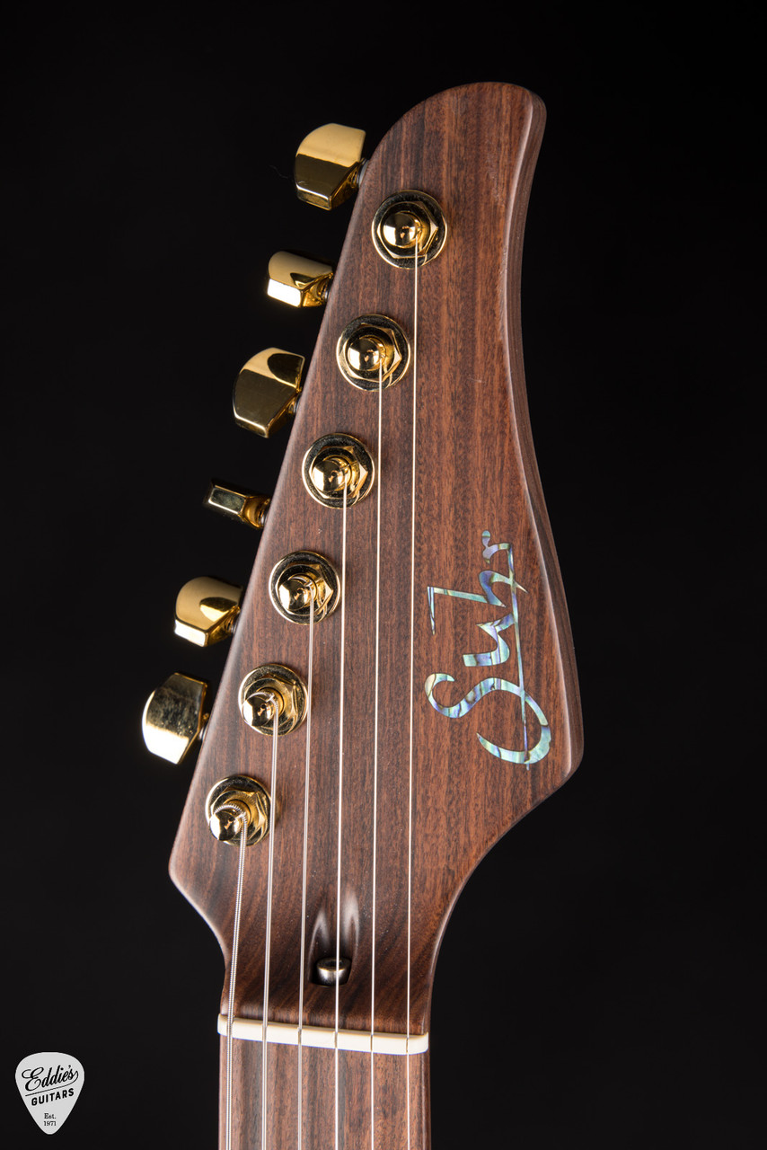 Suhr Standard Carve Top Pau Ferro Neck - Trans Whale Blue