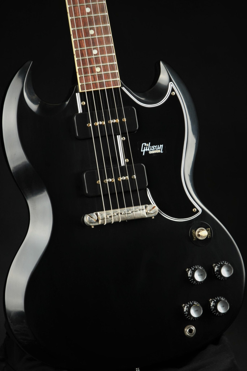 Gibson Custom Shop 1963 SG Junior Reissue VOS Ebony 6.12 #000803