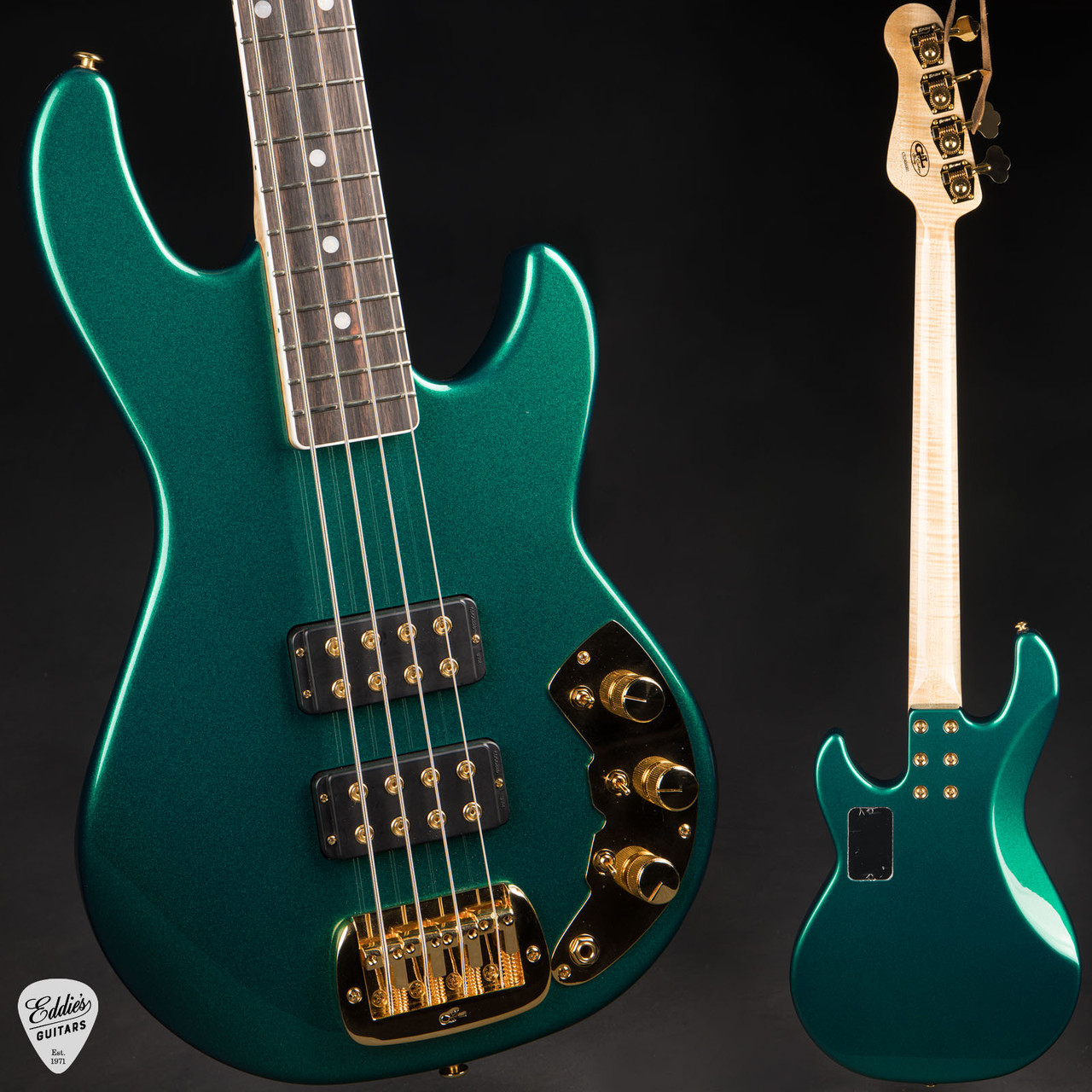2024 - G&L Custom Shop L-2000 - Emerald Green Metallic - Eddie's