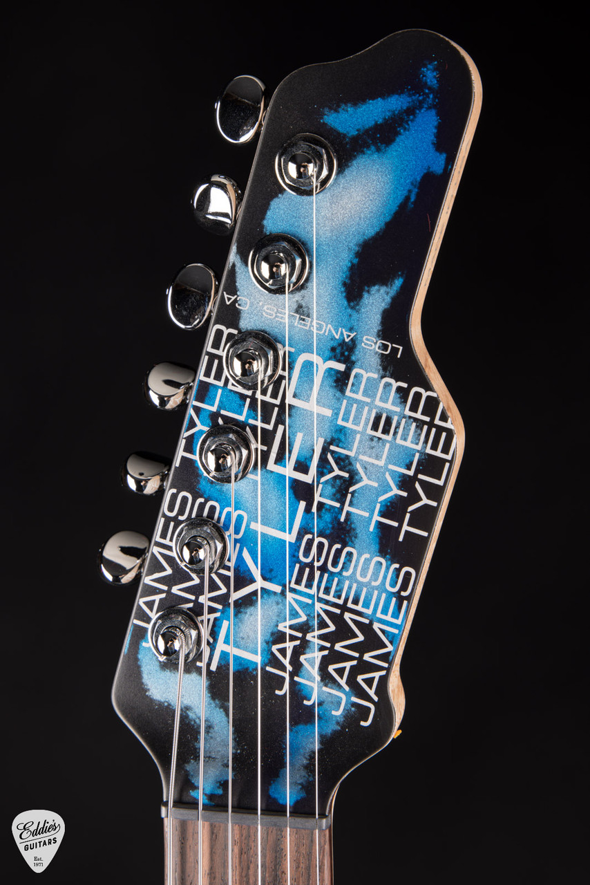 James Tyler Studio Elite - Black & Blue Shmear - Eddie's Guitars