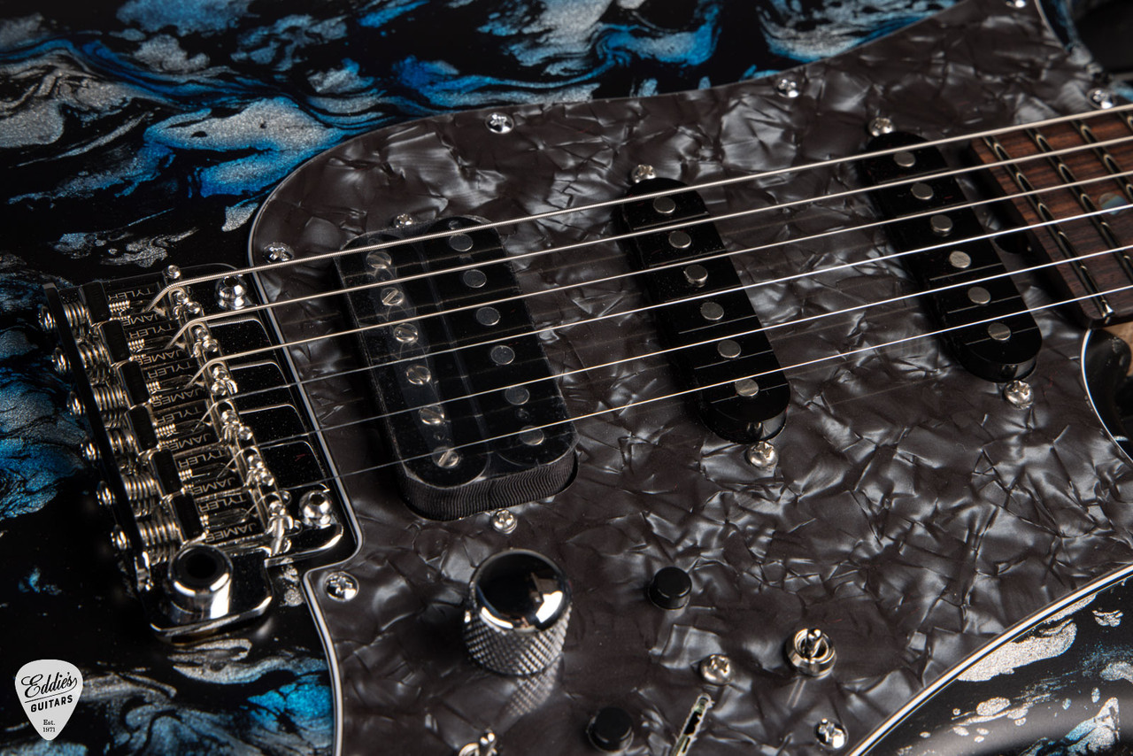 James Tyler Studio Elite - Black & Blue Shmear - Eddie's Guitars