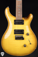 Paul Reed Smith Eddie’s Guitars Wood Library Custom 24 Brazilian FB/Rosewood Neck Electric Guitar in Livingston Lemondrop