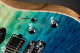 Suhr Modern Black Limba Electric Guitar in Aqua Blue Gradient