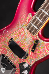 Fender Custom Shop LTD Jazz Bass Heavy Relic Bass Guitar in Aged Pink Paisley