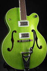 Gretsch G6120T-BSHR Brian Setzer Signature Hot Rod Hollow Body with Bigsby®, Rosewood Fingerboard - Extreme Coolant Green Sparkle