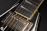 Jackson Custom Shop RR Randy Rhoads Nitro Relic Electric Guitar in Black with Vintage White Pinstripes
