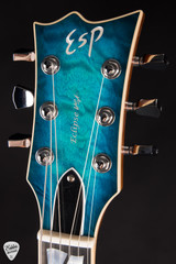 ESP USA Eclipse QM Electric Guitar in Aqua Marine Sunburst
