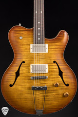 Nik Huber Rietbergen 12 String Prototype Electric Guitar in Faded Sunburst/NAMM Instrument