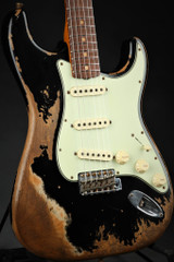 Fender Custom Shop Limited '60/'63 Stratocaster Super Relic - Aged Black