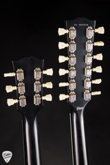 Gibson Custom Shop PSL Mid 60’s EDS-1275 VOS Ebony Fret Board Electric Guitar in Ebony 12.3 #CS404209