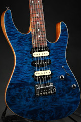 Suhr Modern Burl Maple - Trans Blue