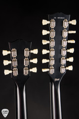 Gibson Custom Shop PSL Mid 60’s EDS-1275 VOS Ebony Fret Board Electric Guitar in Ebony 12.9 #CS404345