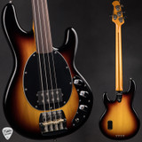 Ernie Ball Music Man Pino Palladino Fretless Electric Bass Guitar in 79 Burst