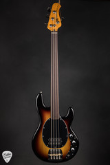 Ernie Ball Music Man Pino Palladino Fretless Electric Bass Guitar in 79 Burst