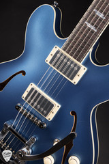 Collings I-35 LC Deluxe Aged Custom Inlay/ThroBaks – Pelham Blue Electric Guitar