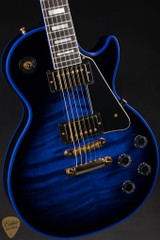 Gibson Custom Shop Made 2 Measure Les Paul Custom Figured Blue Widow Electric Guitar