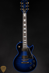 Gibson Custom Shop Made 2 Measure Les Paul Custom Figured Blue Widow Electric Guitar