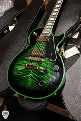 Gibson Custom Shop Made 2 Measure Les Paul Custom Figured Green Widow 9.9 #CS404468