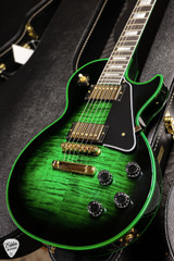 Gibson Custom Shop Made 2 Measure Les Paul Custom Figured Green Widow Eelkctric Guitar