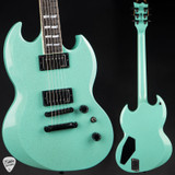 ESP USA Viper BH Electric Guitar in Midori Gold Sparkle