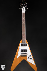 Gibson 70s Flying V Classic Antique Natural Electric Guitar