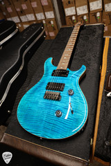 Paul Reed Smith Eddie’s Guitars Wood Library Custom 24 Brazilian FB/Rosewood Neck – Carroll Blue Electric Guitar