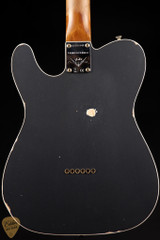 Fender Custom Shop Limited Edition HS Telecaster Custom Relic – Aged Charcoal Frost Metallic Electric Guitar