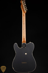 Fender Custom Shop Limited Edition HS Telecaster Custom Relic – Aged Charcoal Frost Metallic Electric Guitar