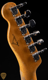 Fender Custom Shop Limited Edition Master Built Joe Strummer Telecaster Heavy Relic - Aged Black over 3-Color Sunburst Electric Guitar