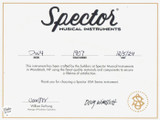Spector Doug Wimbish USA Signature Series – DW Amber Bass Guitar
