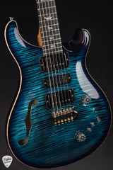 Paul Reed Smith Eddie’s Guitars Wood Library Special Semi Hollow – Cobalt Blue/Ebony Fretboard/Figured Maple Neck Electric Guitar