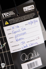 Paul Reed Smith Eddie’s Guitars Wood Library Special Semi Hollow – Dark Cherry Sunburst/Ebony Fretboard/Figured Maple Neck Electric Guitar