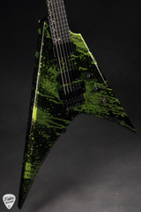 ESP V-II FR BH – Alien Blood Spatter Electric Guitar