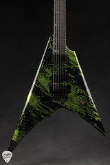 ESP V-II FR BH – Alien Blood Spatter Electric Guitar