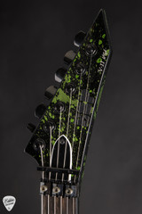 ESP V-II FR BH – Alien Blood Spatter Electric Guitar