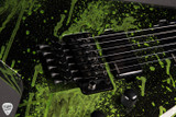 ESP V-II FR BH – Alien Blood Spatter Electric Guitar