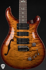 Paul Reed Smith Eddie’s Guitars Wood Library Special Semi Hollow – Dark Cherry Sunburst/Brazilian Fretboard/Stained Maple Neck Electric Guitar