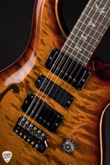 Paul Reed Smith Eddie’s Guitars Wood Library Special Semi Hollow – Dark Cherry Sunburst/Brazilian Fretboard/Stained Maple Neck Electric Guitar