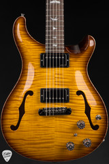 Paul Reed Smith Eddie’s Guitars Wood Library Hollowbody II Piezo Brazilian – McCarty Tobacco Sunburst Electric Guitar