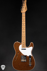 Suhr Eddie’s Guitars Exclusive Custom Classic T Roasted – Orange Sparkle Electric Guitar