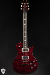 Paul Reed Smith Eddie's Guitars Wood Library S2 McCarty Singlecut 594 Quilt Top/Ebony FB Electric Guitar in Black Cherry