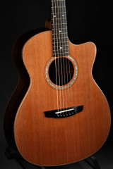 Goodall Indian Rosewood Grand Concert Cutaway - Redwood Top