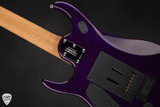 Ernie Ball Music Man JP15 7 String Electric Guitar in Purple Nebula Flame