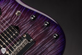 Ernie Ball Music Man JP15 7 String Electric Guitar in Purple Nebula Flame
