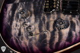 Paul Reed Smith Eddie’s Guitars Wood Library Special Semi Hollow – Charcoal Purple Burst/Ziricote Fretboard/Figured Maple Neck Electric Guitar