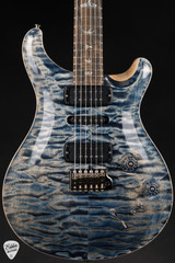 Paul Reed Smith Eddie’s Guitars Wood Library Modern Eagle V Ziricote FB/Rosewood Neck – Faded Whale Blue Electric Guitar