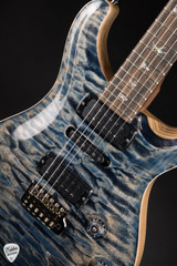 Paul Reed Smith Eddie’s Guitars Wood Library Modern Eagle V Ziricote FB/Rosewood Neck – Faded Whale Blue Electric Guitar